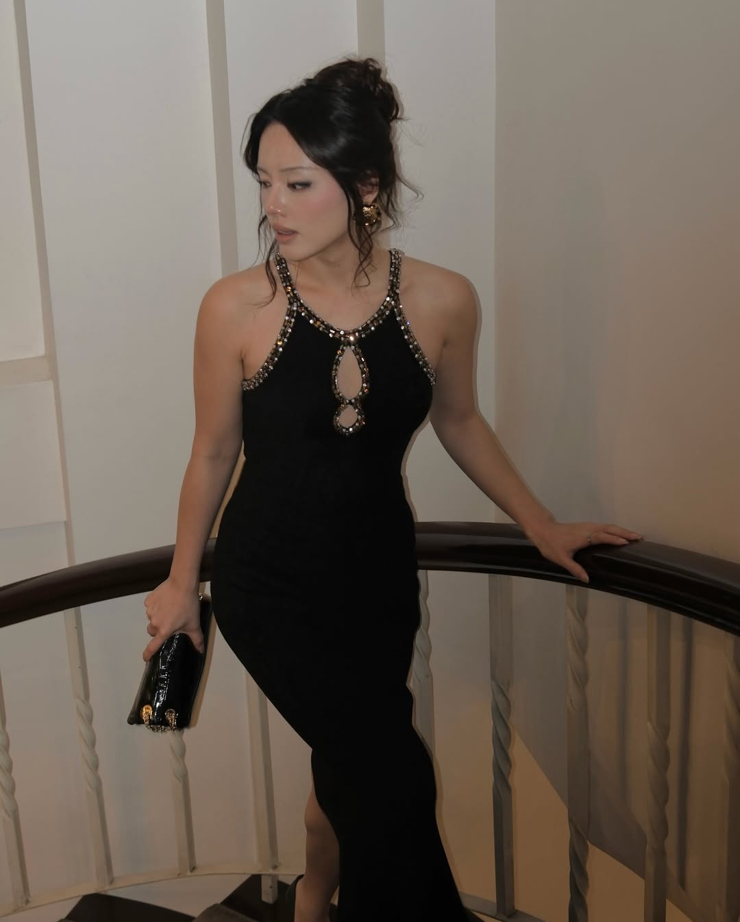 quyến rũ với đầm đen body