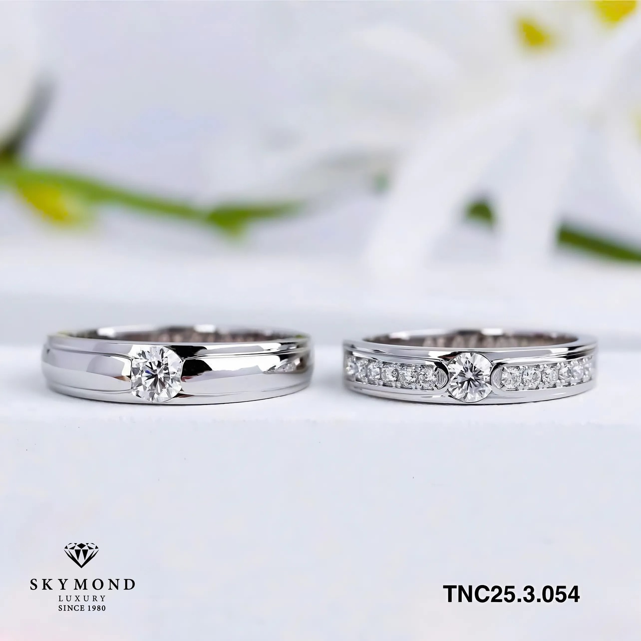 Nhẫn cưới vàng kết hợp kim cương: Sự kết hợp hoàn hảo cho ngày trọng đại