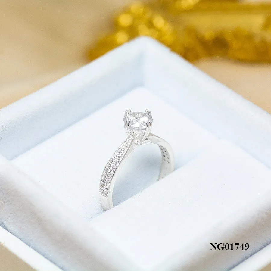 nhẫn cầu hôn platin