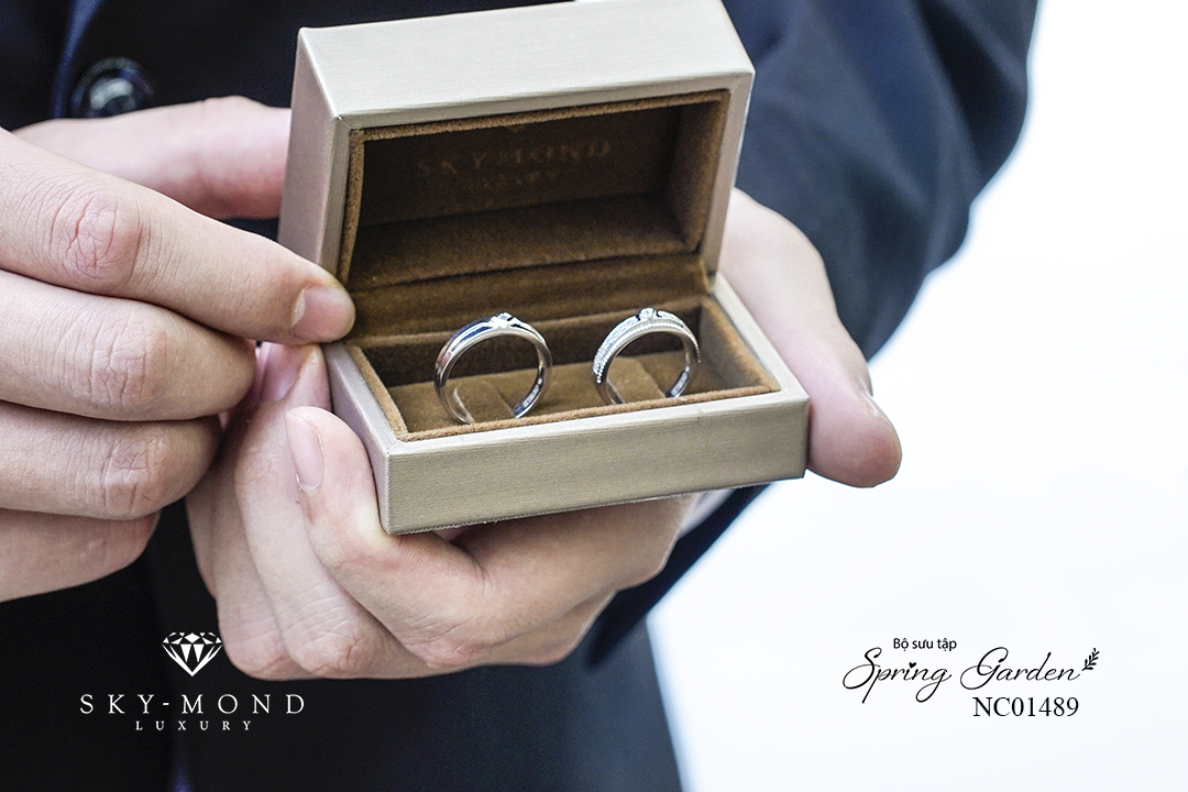skymond luxury nhẫn kỷ niệm cưới