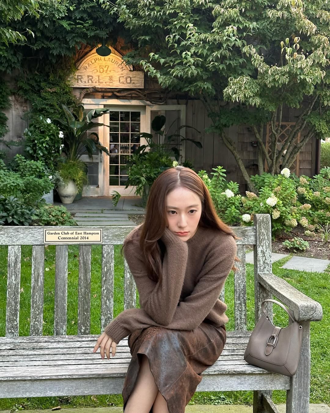 krystal tóc nâu nâu nâu