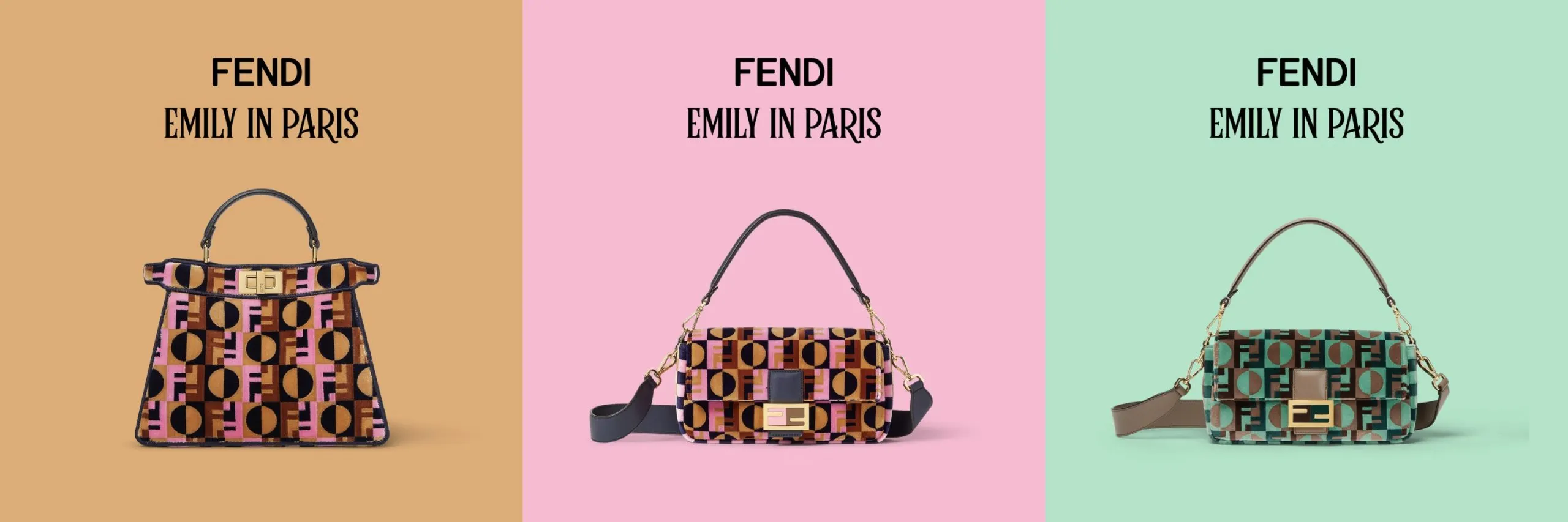 BST túi xách FENDI phát hành cho Emily In Paris mùa 5
