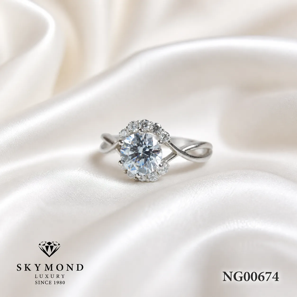 mẫu nhẫn cầu h&ocirc;n skymond 