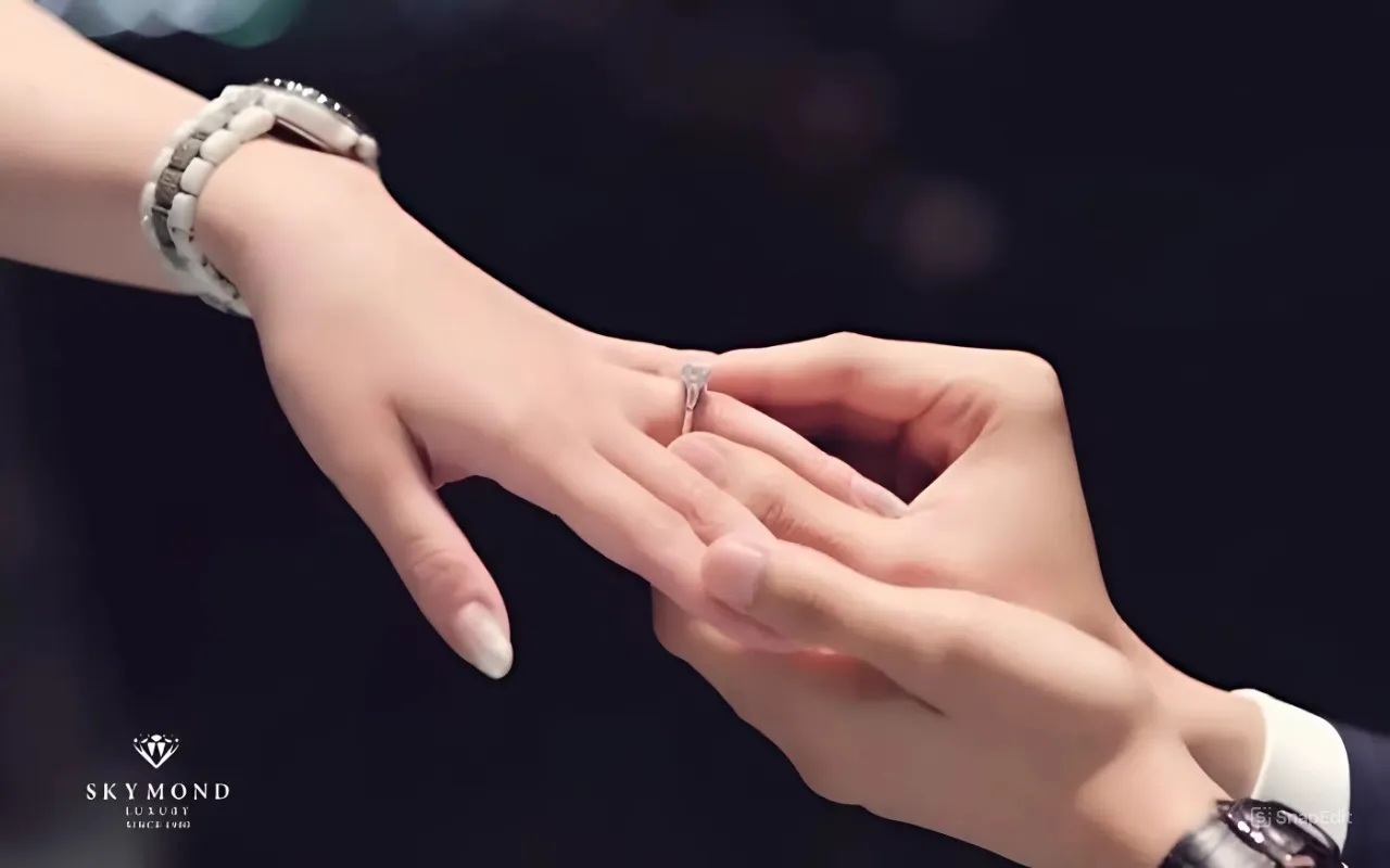 trao nhẫn cầu h&ocirc;n