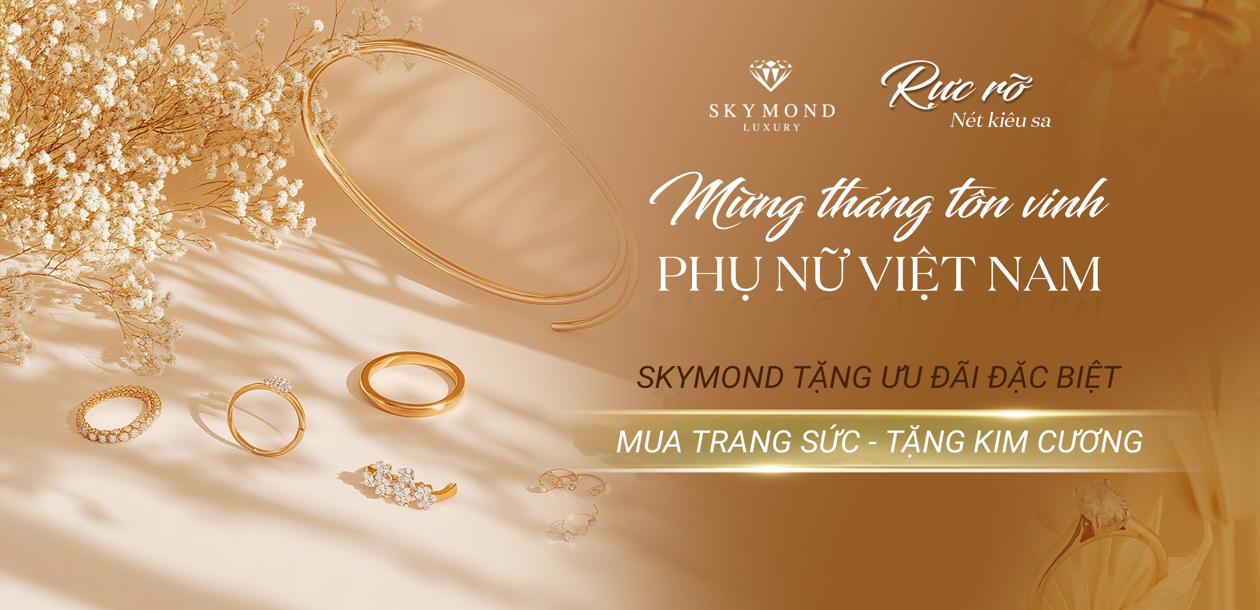 MỪNG THÁNG PHỤ NỮ VIỆT NAM SKYMOND ĐỒNG HÀNH CÙNG PHỤ NỮ VIỆT TỎA SÁNG